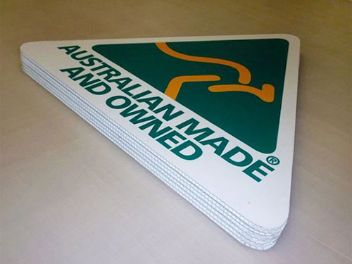 Advertising printing board